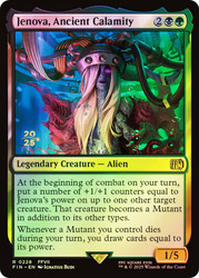 Jenova, Ancient Calamity (Prerelease) (FINAL FANTASY)\nPromo: Date Stamped\nSingle\nMagic The Gathering