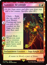 Summon: Brynhildr (Prerelease) (FINAL FANTASY)\nPromo: Date Stamped\nSingle\nMagic The Gathering