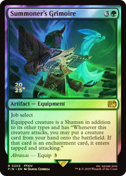 Summoner's Grimoire (Prerelease) (FINAL FANTASY)\nPromo: Date Stamped\nSingle\nMagic The Gathering