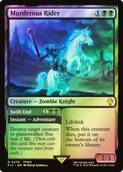Murderous Rider // Swift End (Surge Foil)\nFINAL FANTASY Commander - Alternate Foil\nSingle\nMagic The Gathering