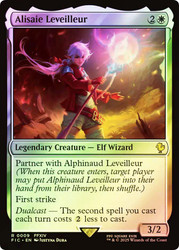 Alisaie Leveilleur (Surge Foil)\nFINAL FANTASY Commander - Alternate Foil\nSingle\nMagic The Gathering