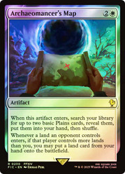 Archaeomancer's Map (Surge Foil)\nFINAL FANTASY Commander - Alternate Foil\nSingle\nMagic The Gathering