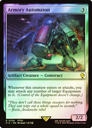 Armory Automaton (Surge Foil)\nFINAL FANTASY Commander - Alternate Foil\nSingle\nMagic The Gathering