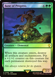 Bane of Progress (Surge Foil)\nFINAL FANTASY Commander - Alternate Foil\nSingle\nMagic The Gathering