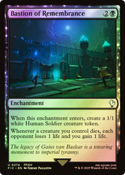 Bastion of Remembrance (Surge Foil)\nFINAL FANTASY Commander - Alternate Foil\nSingle\nMagic The Gathering