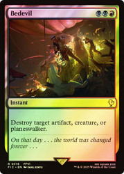 Bedevil (Surge Foil)\nFINAL FANTASY Commander - Alternate Foil\nSingle\nMagic The Gathering