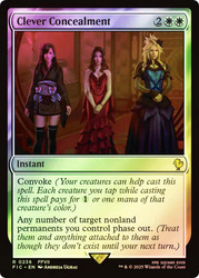 Clever Concealment (Surge Foil)\nFINAL FANTASY Commander - Alternate Foil\nSingle\nMagic The Gathering