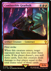 Combustible Gearhulk (Surge Foil)\nFINAL FANTASY Commander - Alternate Foil\nSingle\nMagic The Gathering