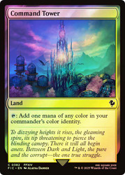 Command Tower (#382) (Surge Foil)\nFINAL FANTASY Commander - Alternate Foil\nSingle\nMagic The Gathering