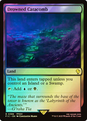 Drowned Catacomb (Surge Foil)\nFINAL FANTASY Commander - Alternate Foil\nSingle\nMagic The Gathering