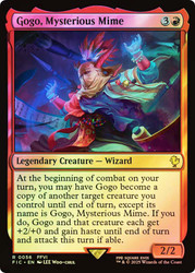 Gogo, Mysterious Mime (Surge Foil)\nFINAL FANTASY Commander - Alternate Foil\nSingle\nMagic The Gathering