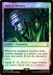 Mask of Memory (Surge Foil)\nFINAL FANTASY Commander - Alternate Foil\nSingle\nMagic The Gathering