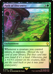 Path of Discovery (Surge Foil)\nFINAL FANTASY Commander - Alternate Foil\nSingle\nMagic The Gathering