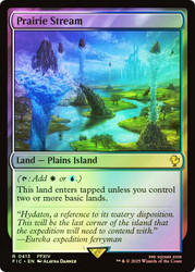Prairie Stream (Surge Foil)\nFINAL FANTASY Commander - Alternate Foil\nSingle\nMagic The Gathering
