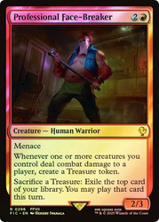 Professional Face-Breaker (Surge Foil)\nFINAL FANTASY Commander - Alternate Foil\nSingle\nMagic The Gathering