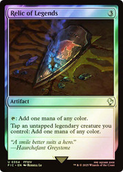 Relic of Legends (Surge Foil)\nFINAL FANTASY Commander - Alternate Foil\nSingle\nMagic The Gathering
