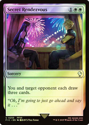 Secret Rendezvous (#253) (Surge Foil)\nFINAL FANTASY Commander - Alternate Foil\nSingle\nMagic The Gathering