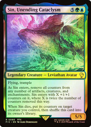 Sin, Unending Cataclysm (Surge Foil)\nFINAL FANTASY Commander - Alternate Foil\nSingle\nMagic The Gathering