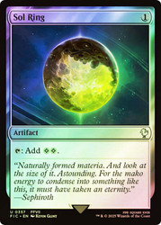 Sol Ring (#357) (Surge Foil)\nFINAL FANTASY Commander - Alternate Foil\nSingle\nMagic The Gathering