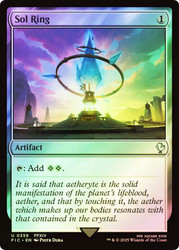 Sol Ring (#359) (Surge Foil)\nFINAL FANTASY Commander - Alternate Foil\nSingle\nMagic The Gathering