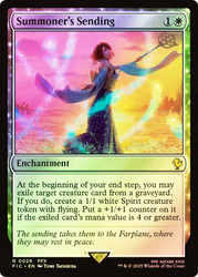 Summoner's Sending (Surge Foil)\nFINAL FANTASY Commander - Alternate Foil\nSingle\nMagic The Gathering