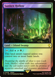 Sunken Hollow (Surge Foil)\nFINAL FANTASY Commander - Alternate Foil\nSingle\nMagic The Gathering