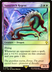 Sunscorch Regent (Surge Foil)\nFINAL FANTASY Commander - Alternate Foil\nSingle\nMagic The Gathering