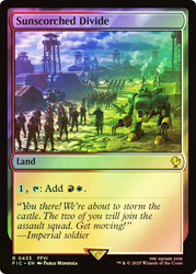 Sunscorched Divide (Surge Foil)\nFINAL FANTASY Commander - Alternate Foil\nSingle\nMagic The Gathering