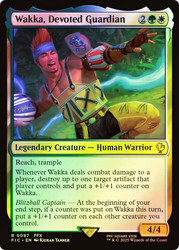 Wakka, Devoted Guardian (Surge Foil)\nFINAL FANTASY Commander - Alternate Foil\nSingle\nMagic The Gathering