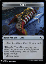 {Clue Token} (#015) // {Copy Token} (#001)\nPlaneswalker Symbol Reprints\nSingle\nMagic The Gathering