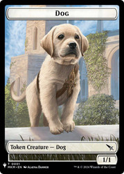{Dog Token} (#001) // {Shapeshifter Token} (#002)\nPlaneswalker Symbol Reprints\nSingle\nMagic The Gathering