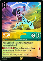 Patch - Playful Pup (Organized Play)
Promotional Cards
Single
Lorcana