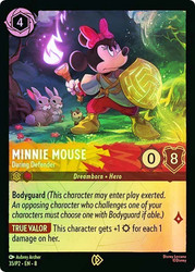 Minnie Mouse - Daring Defender (Buy-a-Box)
Promotional Cards
Single
Lorcana