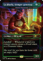 Tireless Provisioner (La abuela, siempre generosa) (Secret Lair) (#2057) (Borderless)\nPromo: General\nSingle\nMagic The Gathering