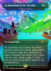 Sylvan Library (La abundancia de Yucahu) (Secret Lair) (#2058) (Borderless)\nPromo: General - Spanish\nSingle\nMagic The Gathering