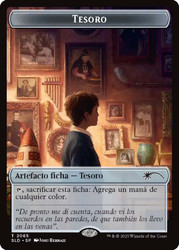 {Treasure Token} (Secret Lair) (#2065)\nPromo: General - Spanish\nSingle\nMagic The Gathering