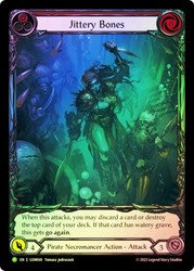 Jittery Bones (Red) (GEM Pack) (Extended Art)
GEM Pack
Single
Flesh and Blood