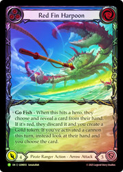 Red Fin Harpoon (GEM Pack) (Extended Art)
GEM Pack
Single
Flesh and Blood