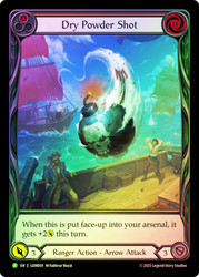 Dry Powder Shot (Red) (GEM Pack) (Extended Art)
GEM Pack
Single
Flesh and Blood