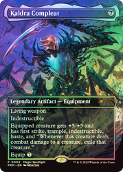 Kaldra Compleat (Magic Spotlight) (Borderless)\nPromo: General\nSingle\nMagic The Gathering