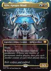 Kilo, Apogee Mind (Borderless)\nEdge of Eternities Commander - Variants\nSingle\nMagic The Gathering