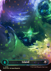 Island (#368) (Borderless) (Galaxy Foil)\nEdge of Eternities - Alternate Foil\nSingle\nMagic The Gathering