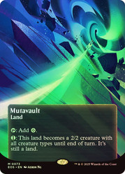 Mutavault (#073) (Borderless)\nStellar Sights\nSingle\nMagic The Gathering