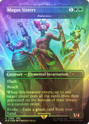 Endurance (Magus Sisters) (FINAL FANTASY) (Secret Lair) (Borderless)\nPromo: General\nSingle\nMagic The Gathering