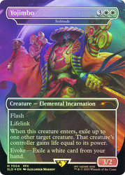 Solitude (Yojimbo) (FINAL FANTASY) (Secret Lair) (Borderless)\nPromo: General\nSingle\nMagic The Gathering