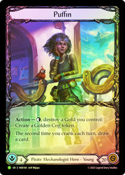 Puffin (Convention) (Extended Art)
Promotional Cards
Single
Flesh and Blood