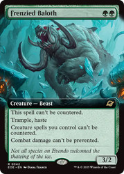 Frenzied Baloth (Extended Art)\nEdge of Eternities - Variants\nSingle\nMagic The Gathering