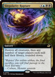 Singularity Rupture (Extended Art)\nEdge of Eternities - Variants\nSingle\nMagic The Gathering