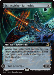 Extinguisher Battleship (Extended Art)\nEdge of Eternities - Variants\nSingle\nMagic The Gathering