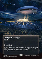 Thespian's Stage (#089) (Borderless)\nStellar Sights\nSingle\nMagic The Gathering